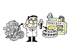 独自のオイル分析診断